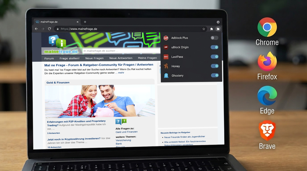 Wie deaktiviere ich den Adblocker oder andere Werbeblocker?